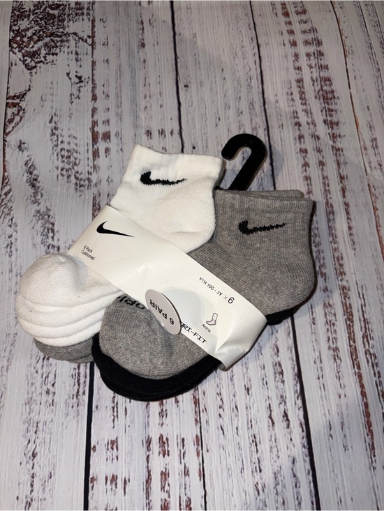 Nike Other - Nike Kids Low-Cut Athletic Socks - White, Black, & Gray (6 Pair)